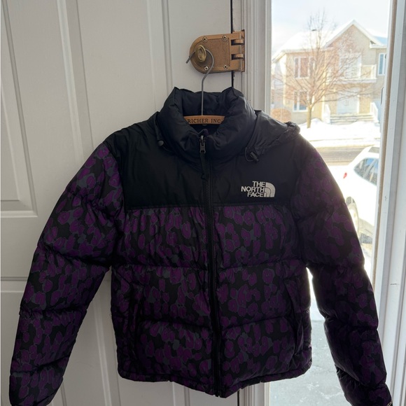 The North Face Black and Purple Patterned Jacket - Picture 2 of 3